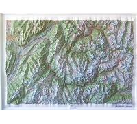 Belledonne - Vanoise relief map (60173)
