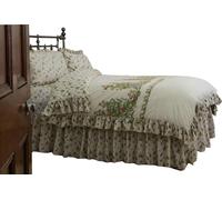 Belledorm - Couvre-lit "Bella Mae" BM228 (Lit simple) (Ivoire)