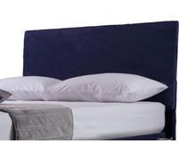 Belledorm - Housse de tête de lit, imitation daim BM398 (lit simple) (Bleu marine)