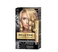 BELLE'FINE® - Coloration crème pour cheveux Black Series - luxueux - coloration naturelle/permanente - 3 huiles/kératine - BLOND NATUREL