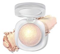 BelleFlair Palette d'Ombres à Paupières Holographique avec Paillettes Duochromes, Enlumineur Crémeux Longue Tenue pour Maquillage des Yeux, Ombre à Paupières Métallique Miroitante (Or)