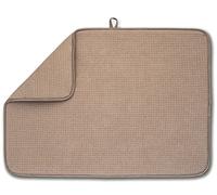 Bellemain Tapis à vaisselle XXL en microfibre super absorbant 61 x 43,2 cm (moka)