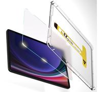 BELLEMOND Verre trempé anti-lumière bleue pour Galaxy Tab S10 FE / S9 FE / S9 / S8 / S7 (10,9” / 11”) | Kit EZ Guide | Dureté 10H | 1 pièce | Conçu au Japon