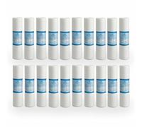 Bellerofonte Filtre à Sédiments 10 Pouces 25 Microns en Polypropylène Élimine le Sable le Limon les Particules de Rouille et les Impuretés en Suspension 20 Pièces