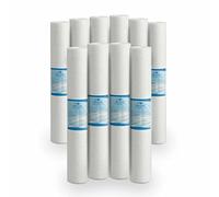 Bellerofonte Filtre sédiments 20 pouces 1 micron ultrafiltration en polypropylène. Élimine le sable, le limon, les particules de rouille et les impuretés en suspension jusqu'à 1 micron 10 pièces
