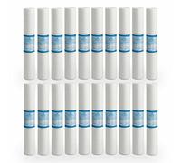 Bellerofonte Filtre sédiments 20 pouces 5 microns en polypropylène. Élimine le sable, le limon, les particules de rouille et les impuretés en suspension jusqu'à 5 microns 20 pièces