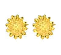 Belles boucles d ' oreilles à clous floraux symbolisant le soleil et le, accessoires d ' oreille, bijoux pour dames, boucles d ' oreilles inspirées du soleil