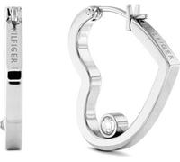 Belles boucles d'oreilles en acier Minimal Hearts 2780752