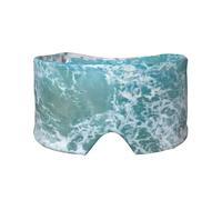 Belles cache-oreilles et yeux imprimés vagues de l'océan pour la maison, le bureau, le camping, l'avion