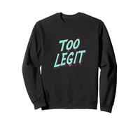 Belles Couleurs et déclaration Cool pour Les Amateurs trop légitimes Sweatshirt