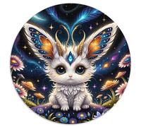 Belles créatures 1000 Pièces Animation Puzzle Circulaire Jeu Éduchatif Défi Jeu Cadeau Unique Adultes Enfants 1000pcs (67.5x67.5cm)
