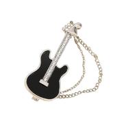 Belles épingles de guitare broche en métal bijoux amusants badges uniques texture en alliage adapté pour les fêtes quotidiennes et un usage quotidien accessoires de concert bijoux