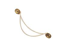 Belles épingles en forme de fleur en métal - Badge unique - Texture en alliage - Convient pour une fête quotidienne et un usage quotidien - Broche en chaîne unique, taille unique, Comme décrit