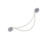 Belles épingles en forme de fleur en métal - Badge unique - Texture en alliage - Convient pour une fête quotidienne et un usage quotidien - Broche en chaîne unique, taille unique, Comme décrit