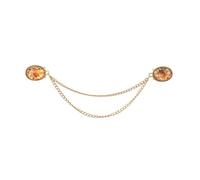 Belles épingles en forme de fleur en métal - Badge unique - Texture en alliage - Convient pour une fête quotidienne et un usage quotidien - Broche en chaîne unique, taille unique, Comme décrit