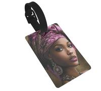 Belles étiquettes de bagage pour femme africaine, idéales pour les sacs à dos de voyage, croisière, sac à dos
