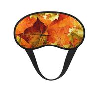 Belles feuilles d'automne,Masques de sommeil occultants, cache-yeux couvrants, masques de sommeil anti-lumière