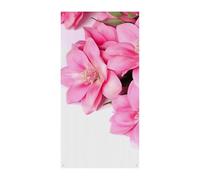 Belles fleurs couverture de porte bannière 90 x 180 cm bannières de fête panneau de bienvenue saisonnier décoration verticale à suspendre pour porche entrée jardin décoration