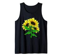 Belles Fleurs Fleuriste Nature Fleurir Floral Tournesol Débardeur