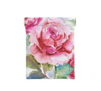 Belles Fleurs Rose Fleur Rose Floral, Sac de Rangement pour Femmes, Portefeuille supérieur à Presser, Petit Porte-Monnaie, Pochette de Changement