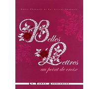 Belles lettres au point de croix