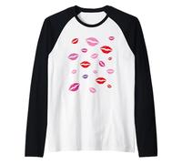 Belles lèvres peintes. Manche Raglan