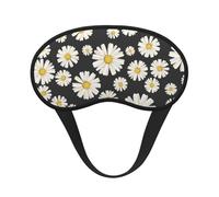 Belles marguerites blanches,Masques de sommeil occultants, cache-yeux couvrants, masques de sommeil anti-lumière