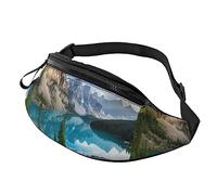 Belles Montagnes Sac De Taille Fanny Packs pour Hommes Femmes Sac De Taille avec Sangle Réglable pour Courir Voyage Randonnée Chien Marche Entraînement