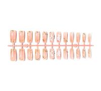 Belles perles florales 3D fleur faux ongles ABS souple adapté à la plupart des doigts perle parfaitement dégradée Nail Art européen et élégant
