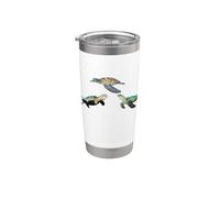 Belles verres en forme de tortues de mer Gobelet isotherme en acier inoxydable double paroi