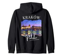 Belles Villes d'europe de l'est, Cracovie de Pologne de Nuit Sweat à Capuche