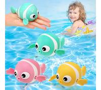 BelleStyle Jouet de Bain Bébé, Jeux de Bain pour Enfant 1 2 3 4 Ans, Poisson Animaux Jouets Flottants, Jeu d'eau Jouet de Baignoire Piscine, Jouets de Douche pour Tout-Petits Garcon Fille - 3 Pièces