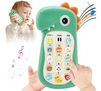 BelleStyle Jouets Telephone Bebe, Jouet Musical Bebe 1 an, Smartphone Bebe Enfant avec Lumières et Melodies, Jouet d'Éveil Cadeau Éducatif pour Enfant Fille Garcon Tout-Petits 6 9 12 18 Mois