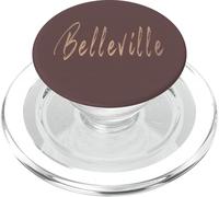 Belleville Illinois Design Vintage élégant PopSockets PopGrip pour MagSafe