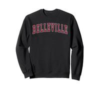 Belleville Illinois Souvenir Sport College Style Texte Sweatshirt