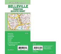 Belleville / Trenton / Quinte West - Carte des rues de l'Ontario | GM Johnson