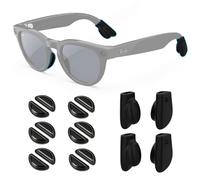 BelleVive 6 Paires de Coussinets de Nez en Silicone pour Lunettes, antidérapants, Auto-adhésifs, Jeu Anti-Glisse, 2 Paires de Crochets d'oreille compatibles avec Ray-Ban Meta