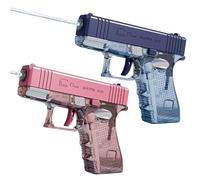 BelleVive Lot de 2 Pistolets à Eau pour Enfants, Jouet Pistolet à Eau, Blaster, Soaker, Jouet Pistolet à Eau, Cadeaux d'été pour Jeu de tir en extérieur, Jouet de Bataille d'eau