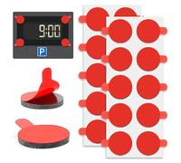 BelleVive Lot de 20 pastilles adhésives de rechange double face compatibles avec disque de stationnement Needit Park Lite, pastilles adhésives double face 3M extra solides pour pare-brise