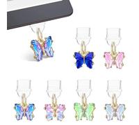 BelleVive Lot De 6 Bouchons Anti-Poussière en Forme De Papillon, Compatible avec iPhone 16, Kindle Paperwhite 2021, Bouchons Anti-Poussière Type-C/USB-C, Bouchons en Silicone Type-C,