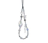 BelleVive Perlen-Kamera-Handgelenkband, Charmant Bracelet de caméra numérique, lanière, Charms pour téléphone, Sangle, dragonne Anti-Perte, chaîne de caméra en Perles pour Sac de téléphone,