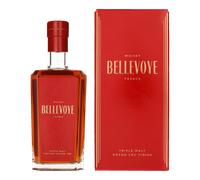 BELLEVOYE - Whisky Triple Malt - Whisky Français Bellevoye Rouge - 43 % Alcool - Origine : 100 % France - 70 cl
