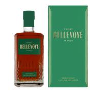 BELLEVOYE - Whisky Triple Malt - Whisky Français Bellevoye Vert - 43% Alcool - Origine : 100% France - 70 cl