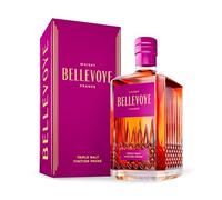 BELLEVOYE - Whisky Triple Malt - Whisky Français Bellevoye Prune - 43 % Alcool - Origine : 100 % France - 70 cl