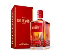 BELLEVOYE - Whisky Triple Malt - Whisky Français Bellevoye Rouge - 43 % Alcool - Origine : 100 % France - 70 cl