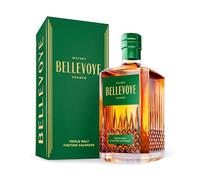 BELLEVOYE - Whisky Triple Malt - Whisky Français Bellevoye Vert - 43% Alcool - Origine : 100% France - 70 cl