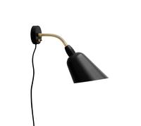 Bellevue AJ9 Applique Murale Noir & Laiton