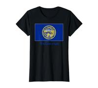 Bellevue Nebraska Drapeau USA Souvenir T-Shirt Graphique avec Valeur