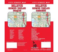 Bellevue, Redmond, Kirkland, Sammamish : plan des rues (Washington) | GM Johnson