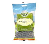 Bellfor Heide-Happen Snack Doux pour Chiens - Friandises sans céréales à l'agneau. Gourmandise Naturelle Riche en Viande, avec Fruits, légumes et oméga-3-200 g